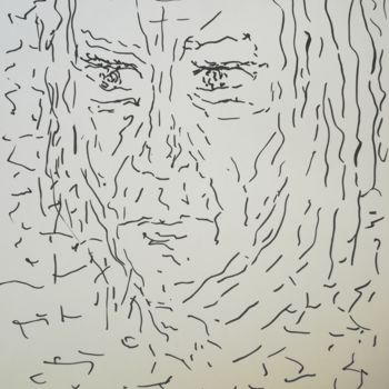 Drawing titled "Depressed Can t Cal…" by Pertti Matikainen, Original Artwork, Marker