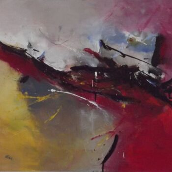Painting titled "Vertiges 2" by Alder, Original Artwork, Acrylic