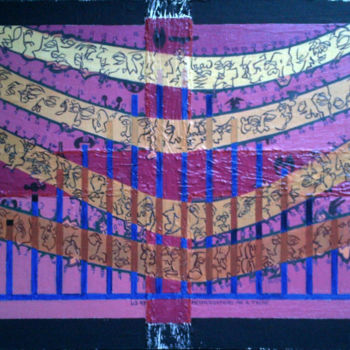 Painting titled "Mesmirations On A T…" by Gerald Shepherd F.F.P.S., Original Artwork, Oil