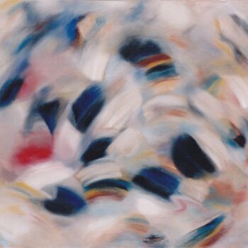 Painting titled "Punctuations" by Gregg Simpson, Original Artwork, Oil Mounted on Wood Stretcher frame