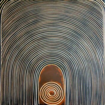 Peinture intitulée "Half-Life" par Sio Montera, Œuvre d'art originale