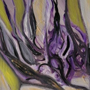 Painting titled "La Méduse ©" by Bega, Original Artwork, Oil