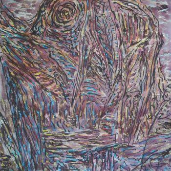 Zeichnungen mit dem Titel "something-somewhere…" von Pertti Matikainen, Original-Kunstwerk, Marker