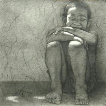 Peinture intitulée "Painting 3" par Choon-Seok Roh, Œuvre d'art originale