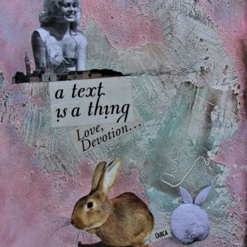 Painting titled "Love, Devotion ..." by Dana Tomsa Oberhoffer, Original Artwork, Pigments