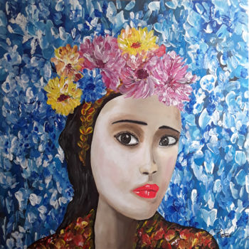 「Agustina」というタイトルの絵画 Patrick Joostenによって, オリジナルのアートワーク, アクリル