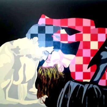 Painting titled "Folie" by Selda, Original Artwork, Acrylic