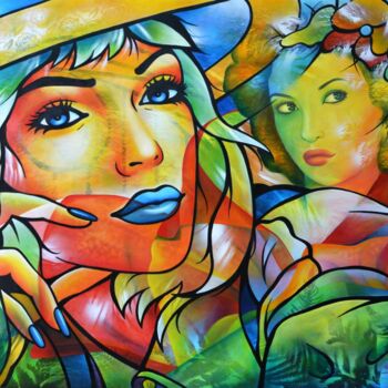 Peinture intitulée "c'est la ouate" par Jeannette Guichard-Bunel, Œuvre d'art originale, Huile