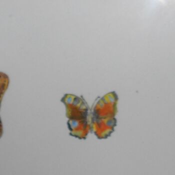Σχέδιο με τίτλο "Butterflies ©" από Bega, Αυθεντικά έργα τέχνης, Ακουαρέλα