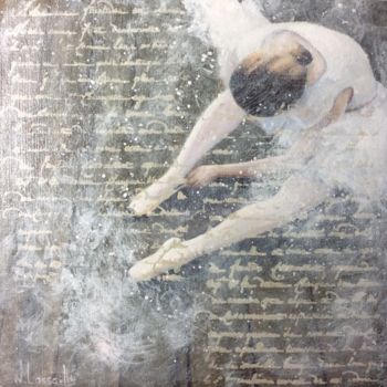 Painting titled "Eleonora - 638" by Noëlle Lassailly, Original Artwork, Acrylic