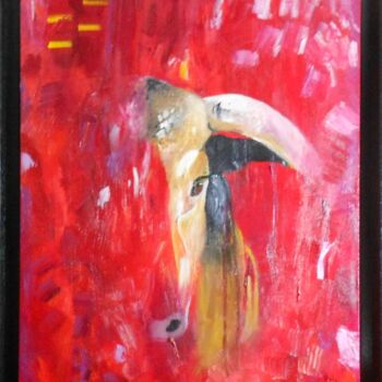 Painting titled "C'est pas encore fa…" by Philippe Rabouille (Raph), Original Artwork, Oil Mounted on Wood Stretcher frame