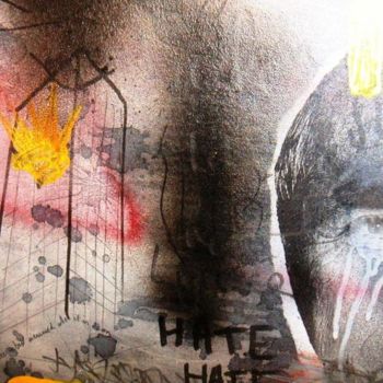 Painting titled "Détail de A Tree Is…" by Toytoy, Original Artwork