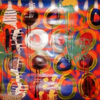 Painting titled "N°15" by Toytoy, Original Artwork