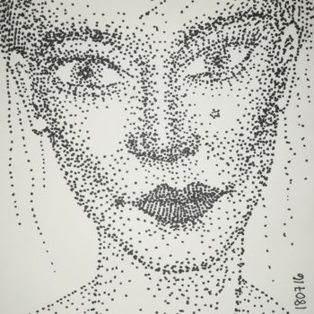 Dessin intitulée "Drawed while Helsin…" par Pertti Matikainen, Œuvre d'art originale, Marqueur