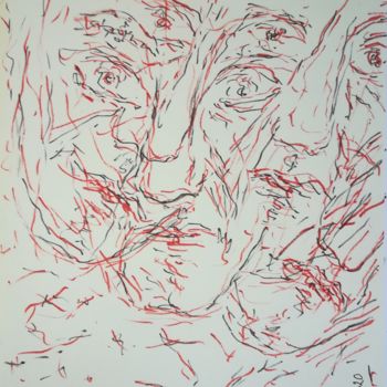 Tekening getiteld "180620-take-it-as-i…" door Pertti Matikainen, Origineel Kunstwerk, Marker