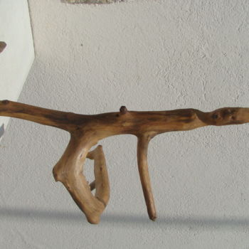 Γλυπτική με τίτλο "lhomme-aux-semelles…" από Martine Chatain Ottelé, Αυθεντικά έργα τέχνης