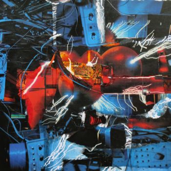 Collages titled "R-325-Energie- foud…" by Patrick Demelenne, Original Artwork, Collages