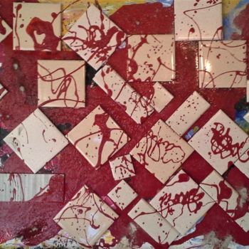 Ζωγραφική με τίτλο "IMAGERY AND SPACE I…" από David Cade, Αυθεντικά έργα τέχνης, Ακρυλικό
