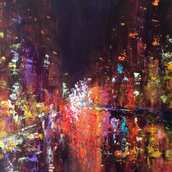 Peinture intitulée "No man’s land" par Anne Vignau, Œuvre d'art originale
