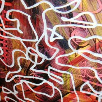Painting titled "Détail Même Pas Fini" by Toytoy, Original Artwork