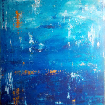 Pittura intitolato "Brumes Océanes" da Patrick Joosten, Opera d'arte originale, Acrilico