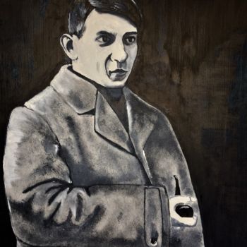 Pittura intitolato "Pablo" da Andre Von Petrus, Opera d'arte originale, Olio