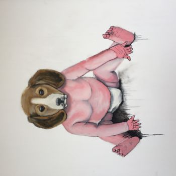 Pittura intitolato "1994" da Andre Von Petrus, Opera d'arte originale, Olio