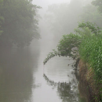 Photography titled "LANDSCAPES: MISTS V…" by Curtis H. Jones, Original Artwork, Digital Photography Mounted on Wood Stretche…