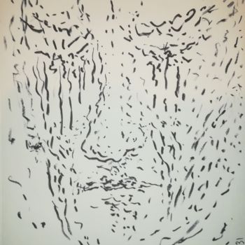 Zeichnungen mit dem Titel "tired-of-waiting-fo…" von Pertti Matikainen, Original-Kunstwerk, Marker
