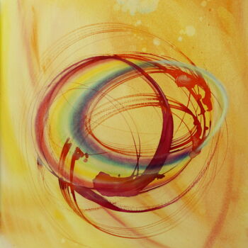 Schilderij getiteld "dynamics - ILONKAJA" door Sabina Kiss, Origineel Kunstwerk, Acryl