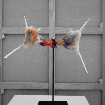 Sculpture intitulée "Sacrum felis coxae" par Baptiste Vanweydeveldt, Œuvre d'art originale, Techniques mixtes