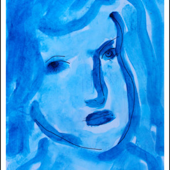 Painting titled "DIAPHANE" by Jean Mirre, Original Artwork, Oil