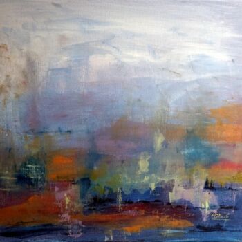 Peinture intitulée "entrez-dans-mon-reve" par Eliette Gaurin, Œuvre d'art originale, Acrylique Monté sur Châssis en bois