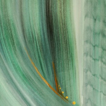 Schilderij getiteld "energy flow - Lhaonn" door Sabina Kiss, Origineel Kunstwerk, Acryl