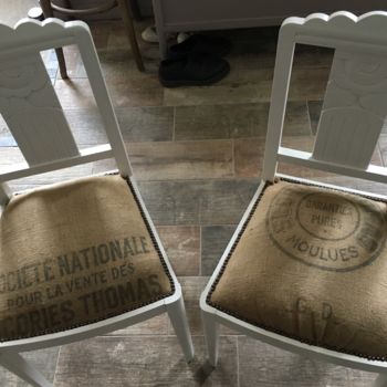 Design titled "Chaises toile de ju…" by Brigitte Choanier, Original Artwork