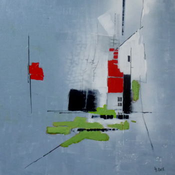 Peinture intitulée "Sans titre" par James Burgevin, Œuvre d'art originale, Acrylique
