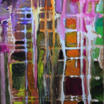 Peinture intitulée "séve brute 1" par Philip Moreau, Œuvre d'art originale, Huile