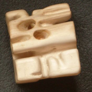 Sculpture intitulée "regard du "peuple l…" par Evelyne Hervé, Œuvre d'art originale