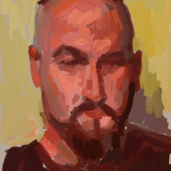 Digital Arts titled "retrato digital" by Fabian Guerrero, Original Artwork