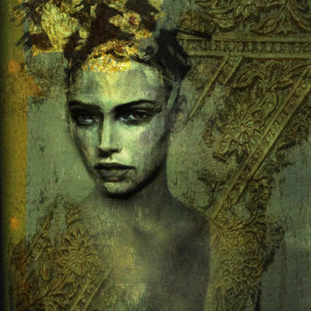 Peinture intitulée "gold strike" par Dodi Ballada, Œuvre d'art originale