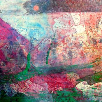 Painting titled "abstract" by Ron Atkin, Original Artwork, Acrylic