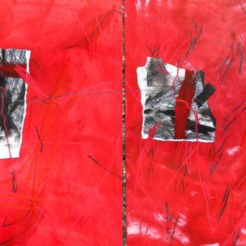 Pittura intitolato "dittico" da Giulio Benatti, Opera d'arte originale, Olio
