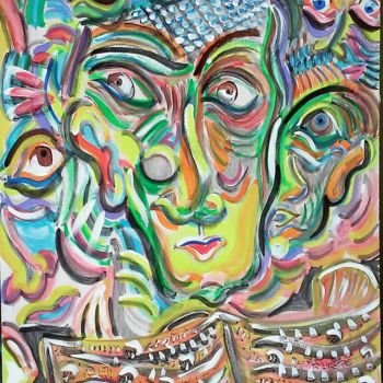 Pittura intitolato "2017-32.jpg" da Reyes Solis Fernandez, Opera d'arte originale