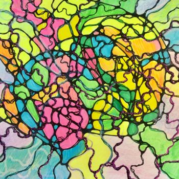 Drawing titled "health and healing" by Oksana Tukhtarkina, Original Artwork, Conté