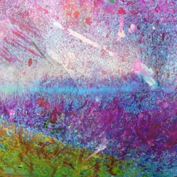 Painting titled "abstract" by Ron Atkin, Original Artwork, Acrylic