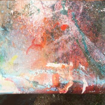 Painting titled "abstract" by Ron Atkin, Original Artwork, Acrylic