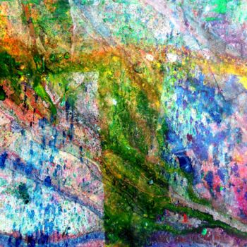 Painting titled "abstract" by Ron Atkin, Original Artwork, Acrylic
