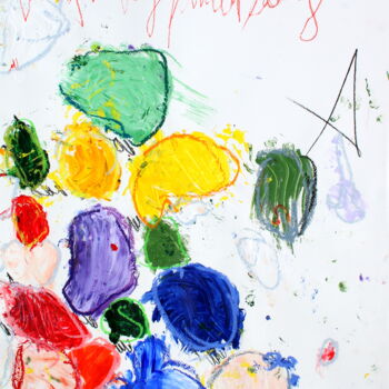 Peinture intitulée "Untitled Palette" par Eric Ullrich, Œuvre d'art originale