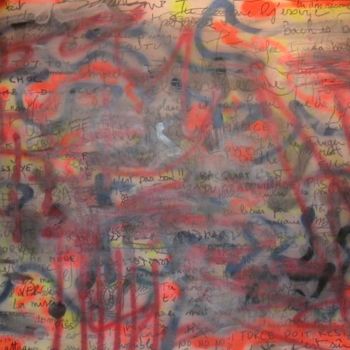 Painting titled "Sans titre 2" by Toytoy, Original Artwork