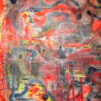 Painting titled "Sans Titre 2 (parti…" by Toytoy, Original Artwork